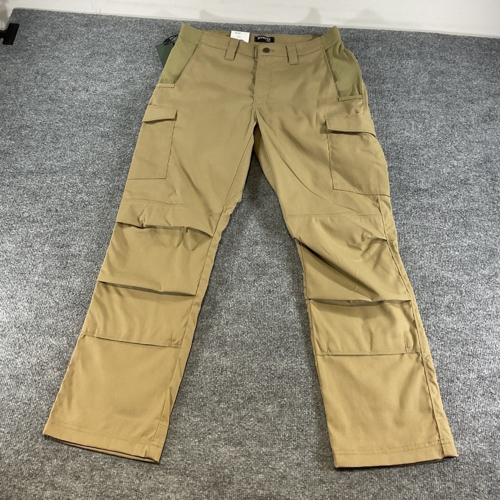 Vertx Pro Tactical Cargo Pants 35x30 New Khaki Stretch Outdoor Work Utility Men'